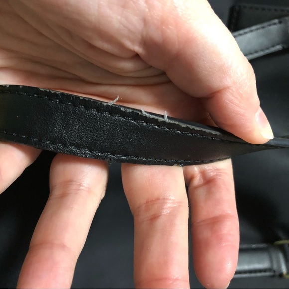 Tory Burch Black Ella Nylon Tote Purse - Picture 7 of 15